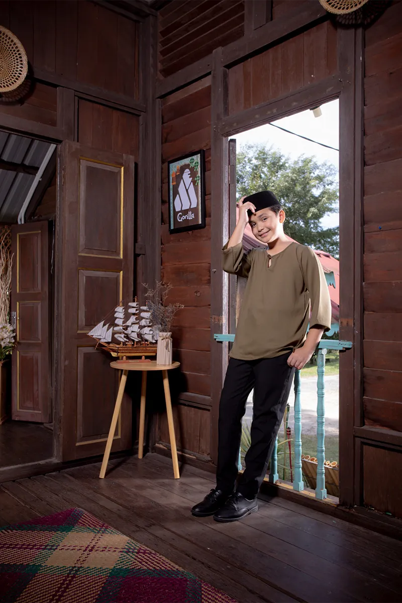 Olive Kids 1 Kids Size - Olive Green - Image 1